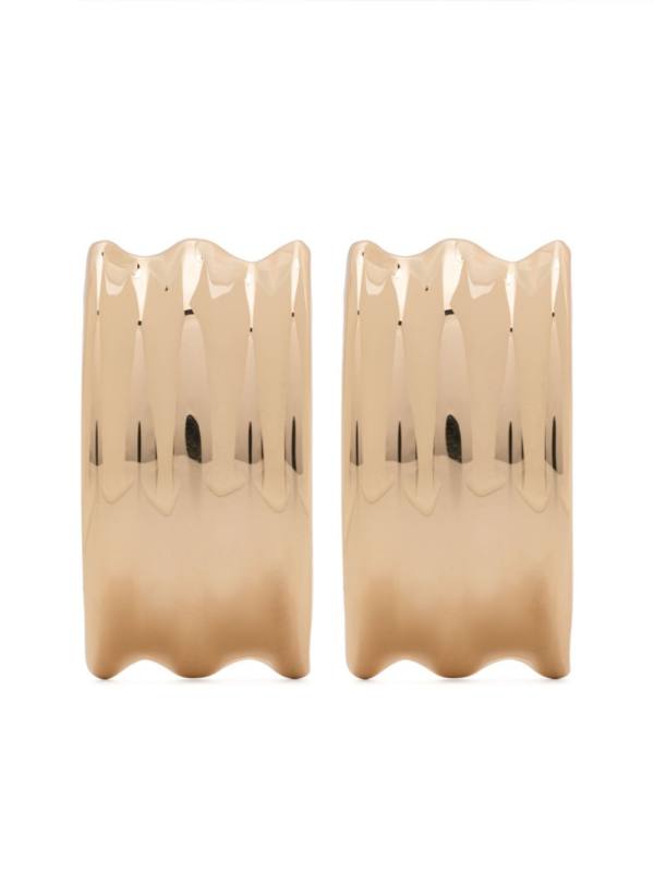 ridged earrings
