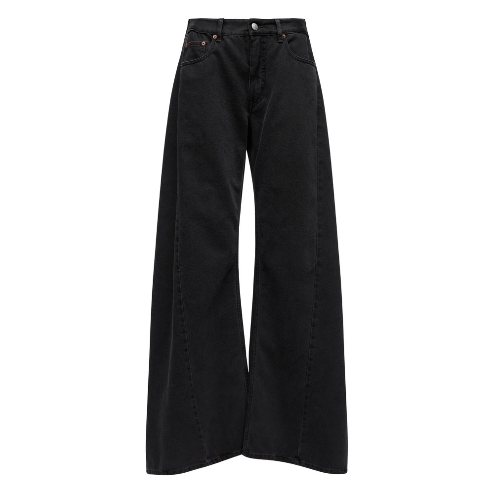 Mm6 Maison Margiela Five-pocket Draped Jeans