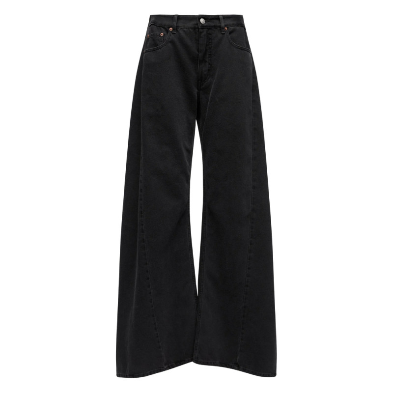Mm6 Maison Margiela Five-pocket Draped Jeans