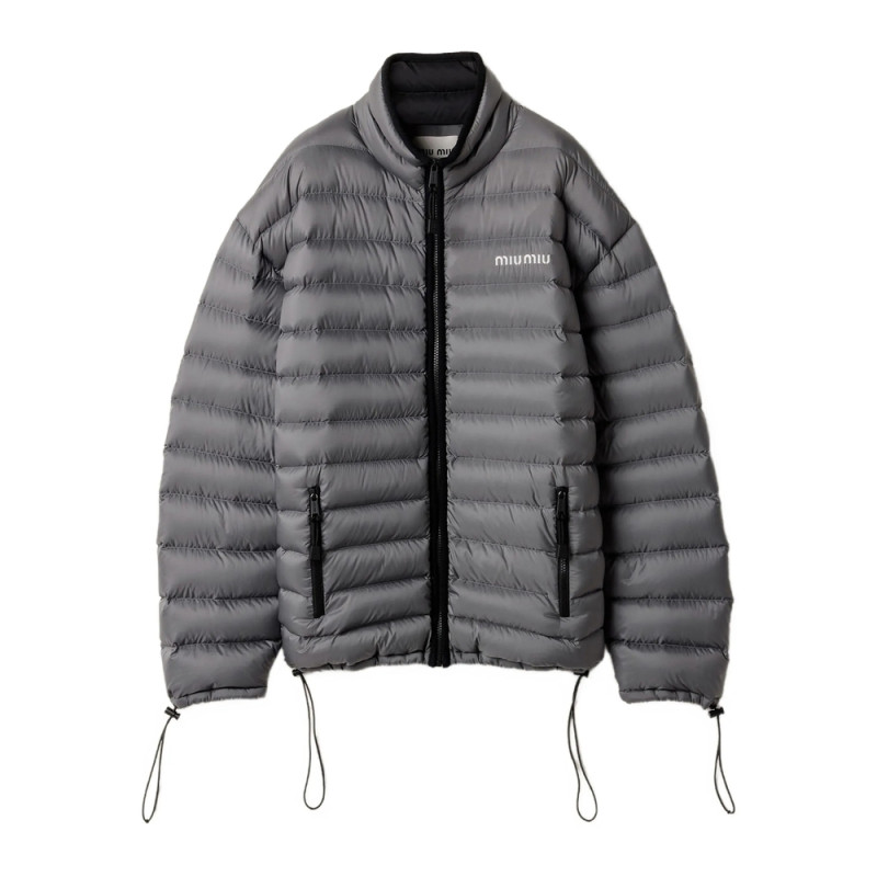 Miu Miu Drawstring-cuff Padded Jacket