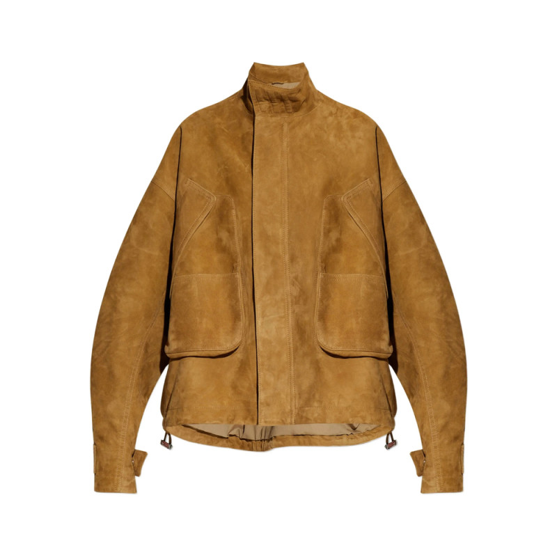 The Attico Side-pocket Suede Jacket