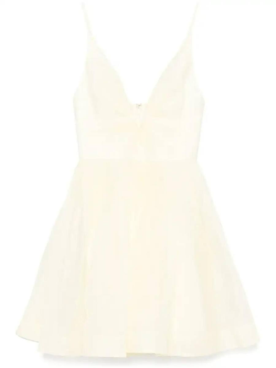 Illuminate V-neck mini dress