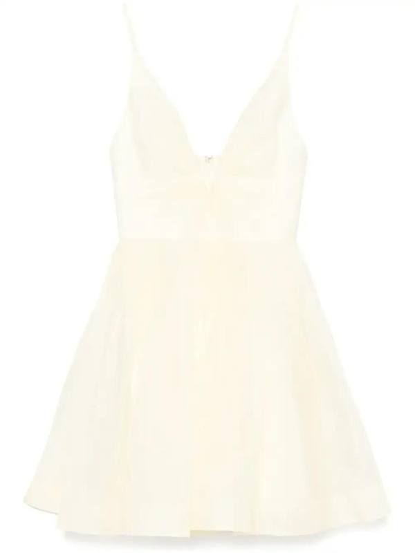 Illuminate V-neck mini dress