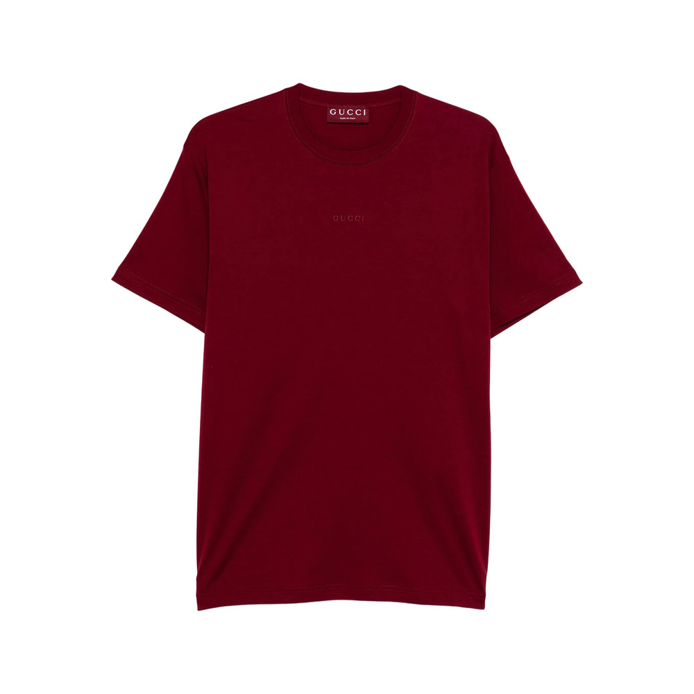 Gucci Logo-embroidered Crew-neck T-shirt