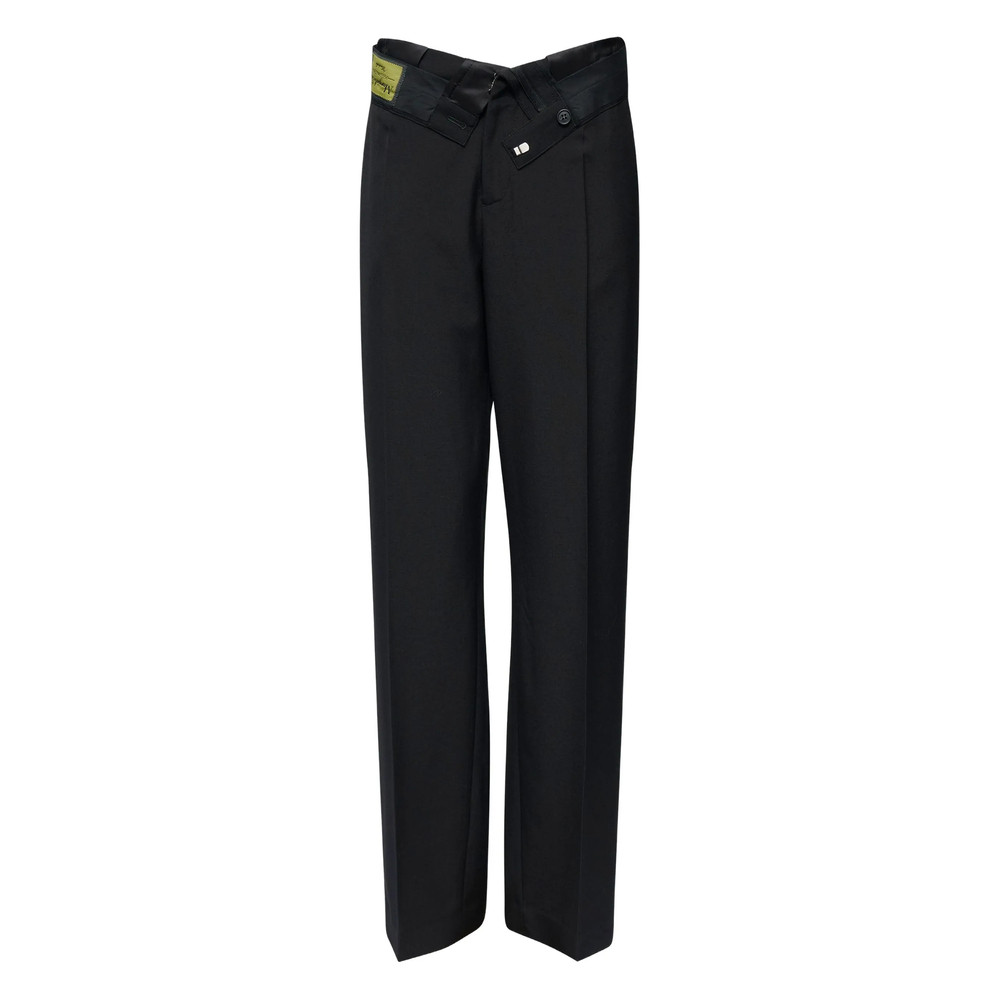 Mm6 Maison Margiela Cross-over Tailored Trousers