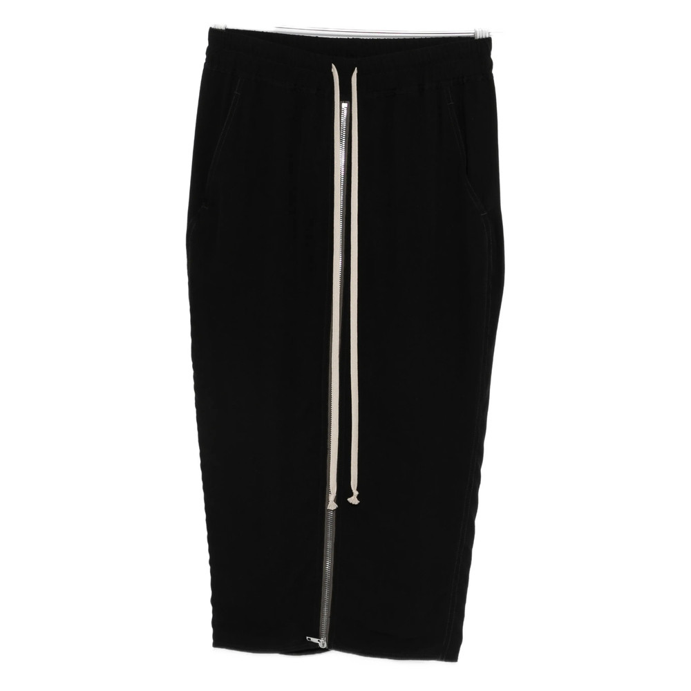 Rick Owens Drawstring Zip Midi Skirt