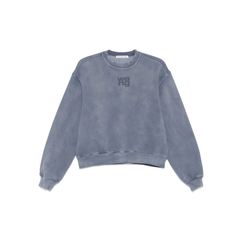 Alexander Wang T Logo-embossed Sweatshirt