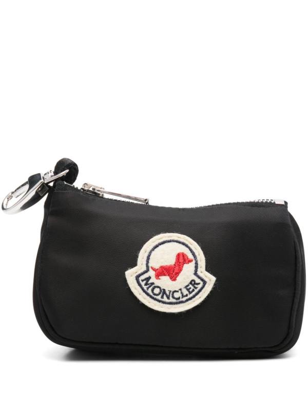 logo-patch dog bag holder