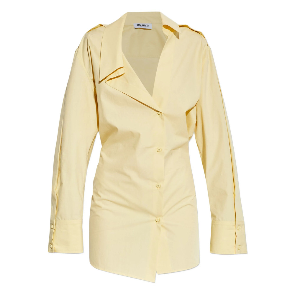 The Attico Mini Buttoned Collared Dress