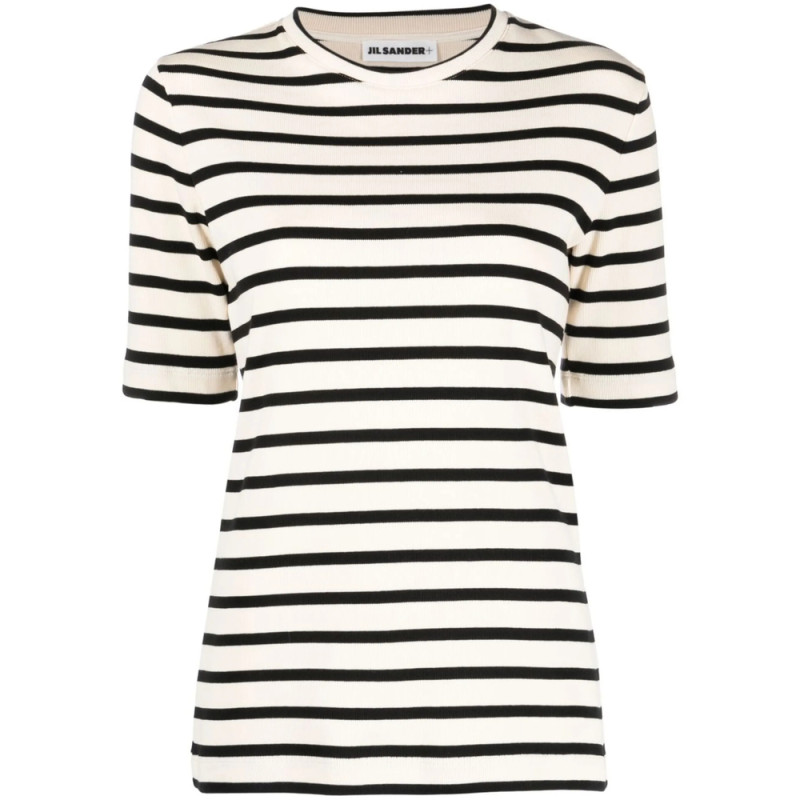 Jil Sander Striped Cotton T-shirt