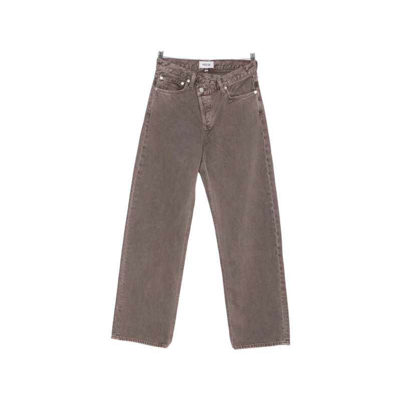 Agolde Criss-cross Straight-leg Jeans