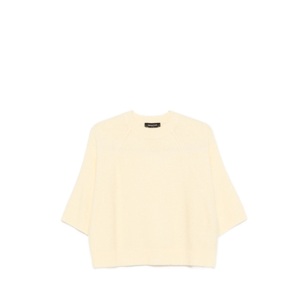 Fabiana Filippi Sequin-embellished Raglan-sleeve Sweater