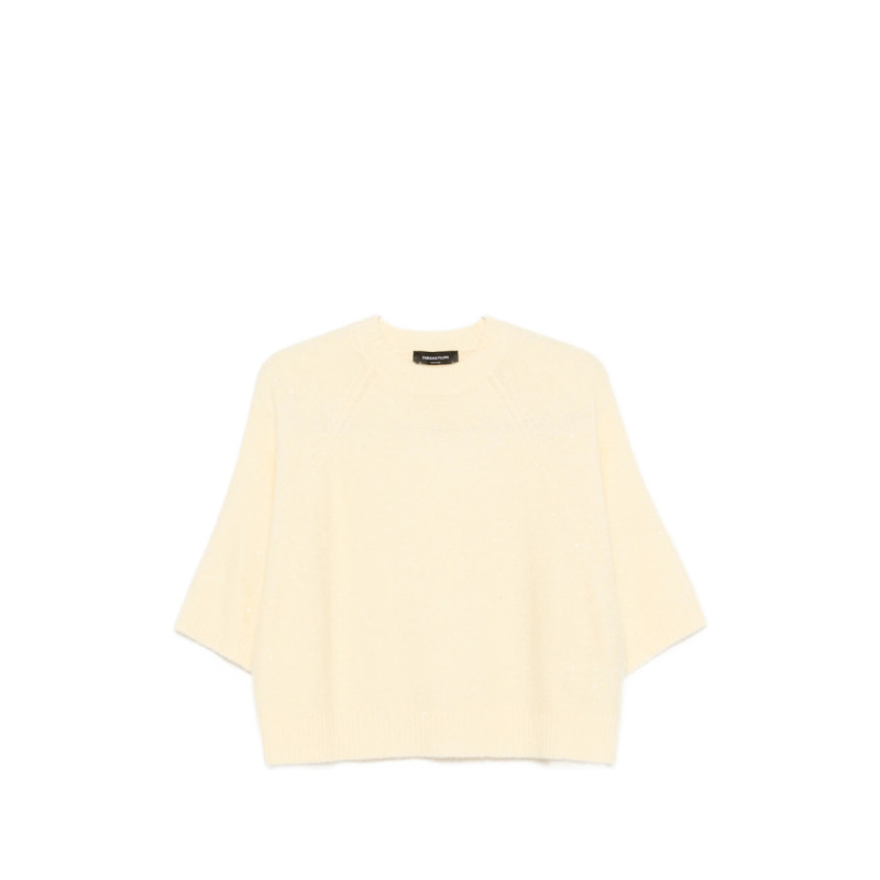 Fabiana Filippi Sequin-embellished Raglan-sleeve Sweater