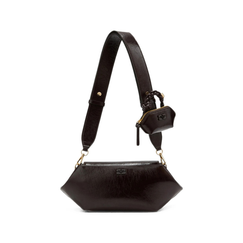 Ganni Bou East/West Shine Shoulder Bag