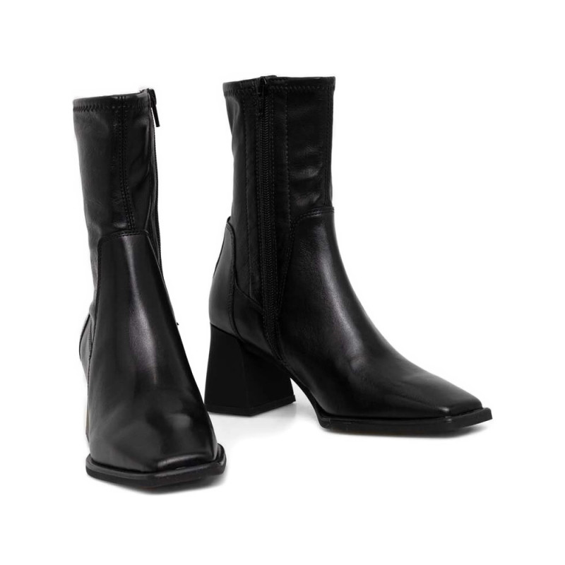 Vagabond Square-toe Block-heel Boots