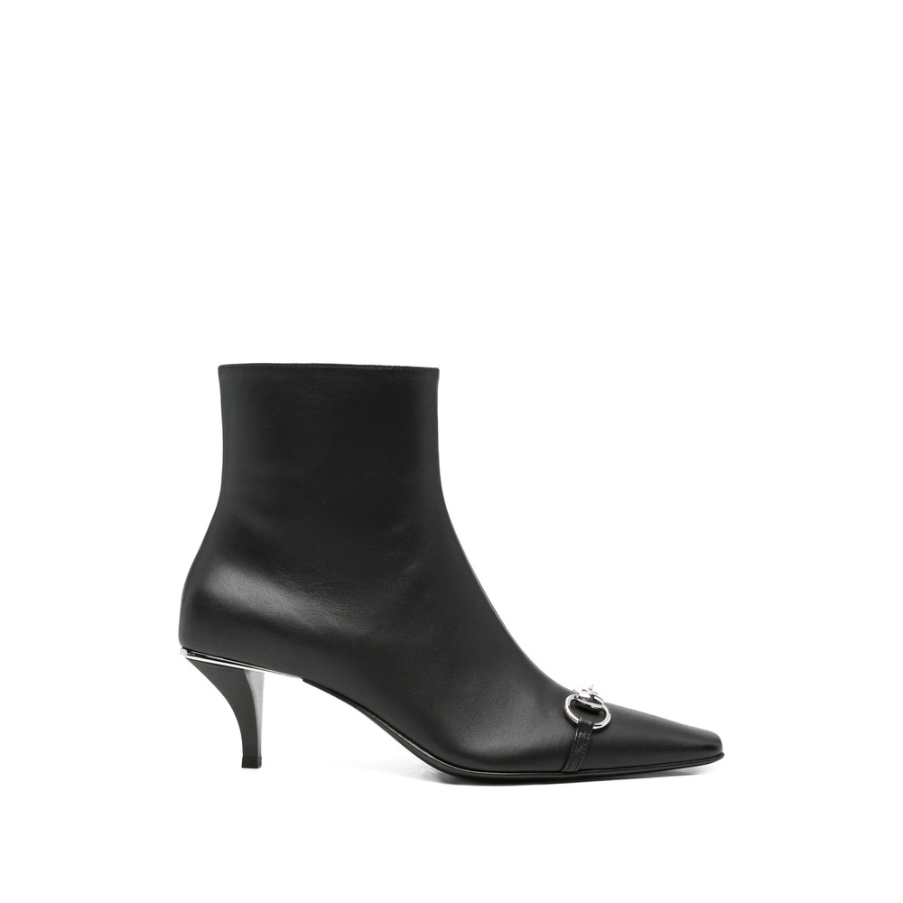 Gucci Vittoria Horsebit Pointed-toe Boots