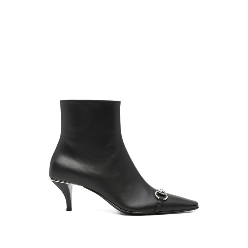 Gucci Vittoria Horsebit Pointed-toe Boots