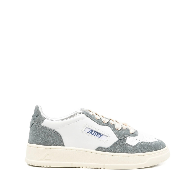 Autry Medalist Leather Suede Sneakers