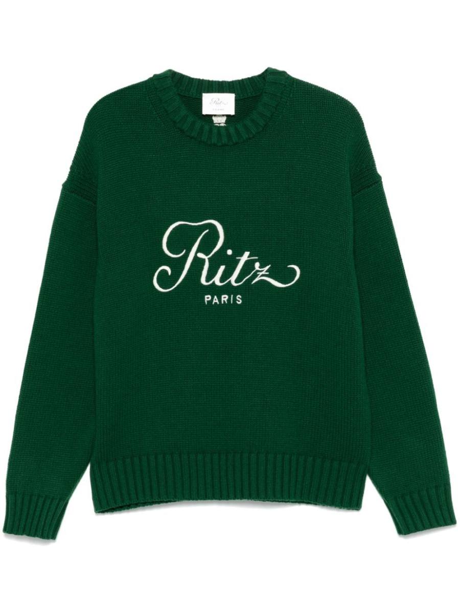 logo-embroidered sweater