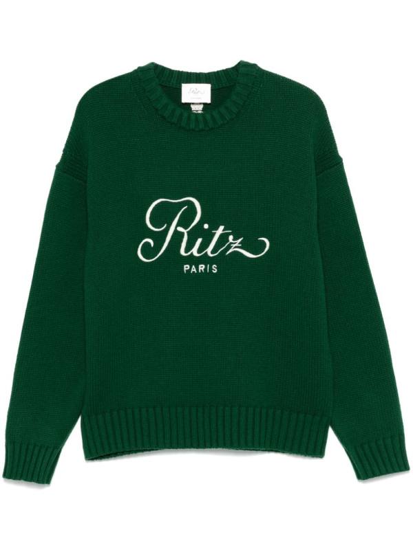 logo-embroidered sweater