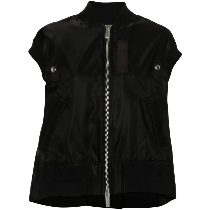 Sacai Textured Pleated Gilet