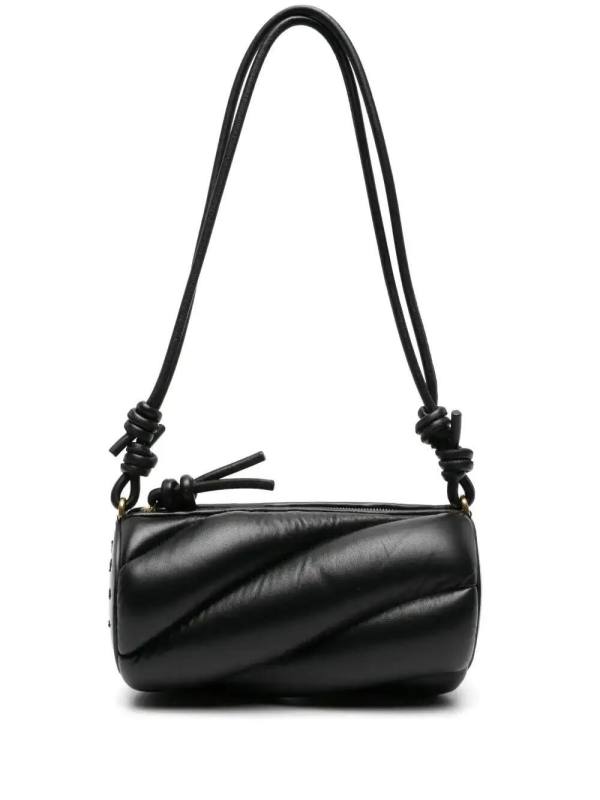 Mella leather shoulder bag