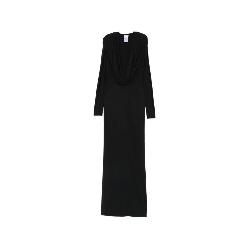 Amazuin Rasha V-neck Ruched Maxi Dress