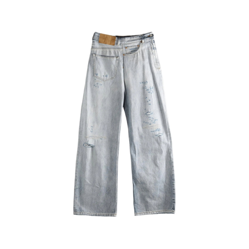 Mm6 Maison Margiela Distressed Jeans