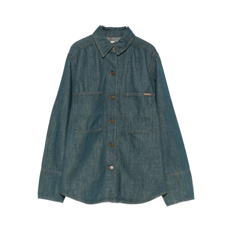 Soeur Button-fastening Patch-pocket Shirt