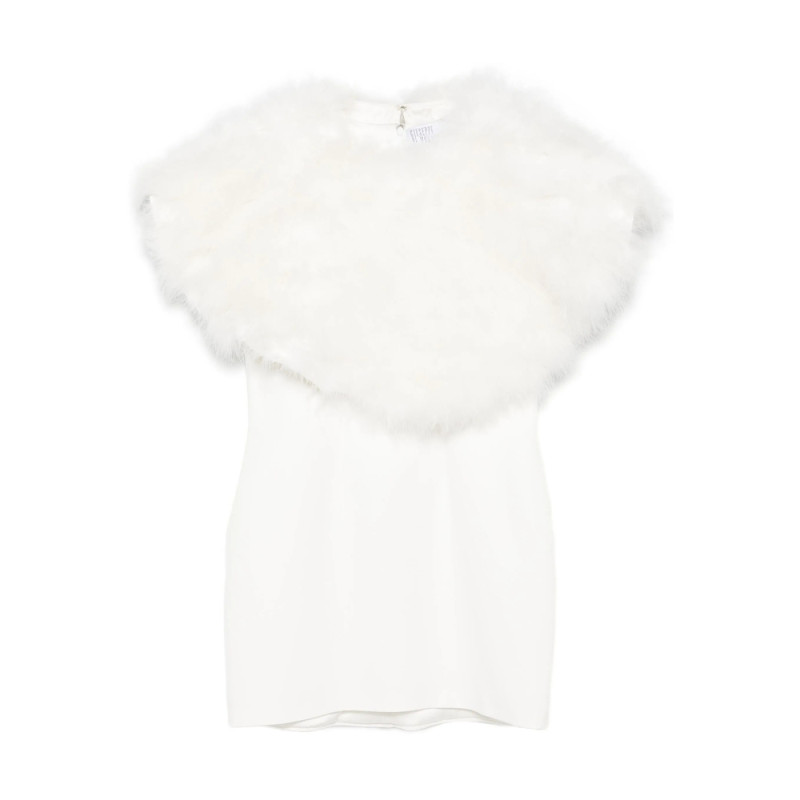 Giuseppe Di Morabito Feather-trim Dress