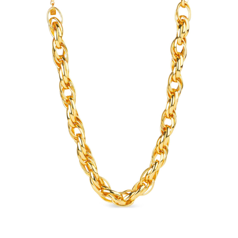Federica Tosi Lace Rose Chain Necklace