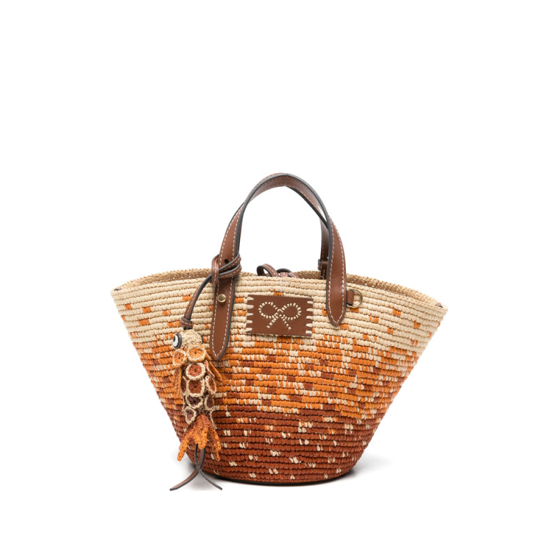 Anya Hindmarch Small Fish-charm Woven Tote Bag