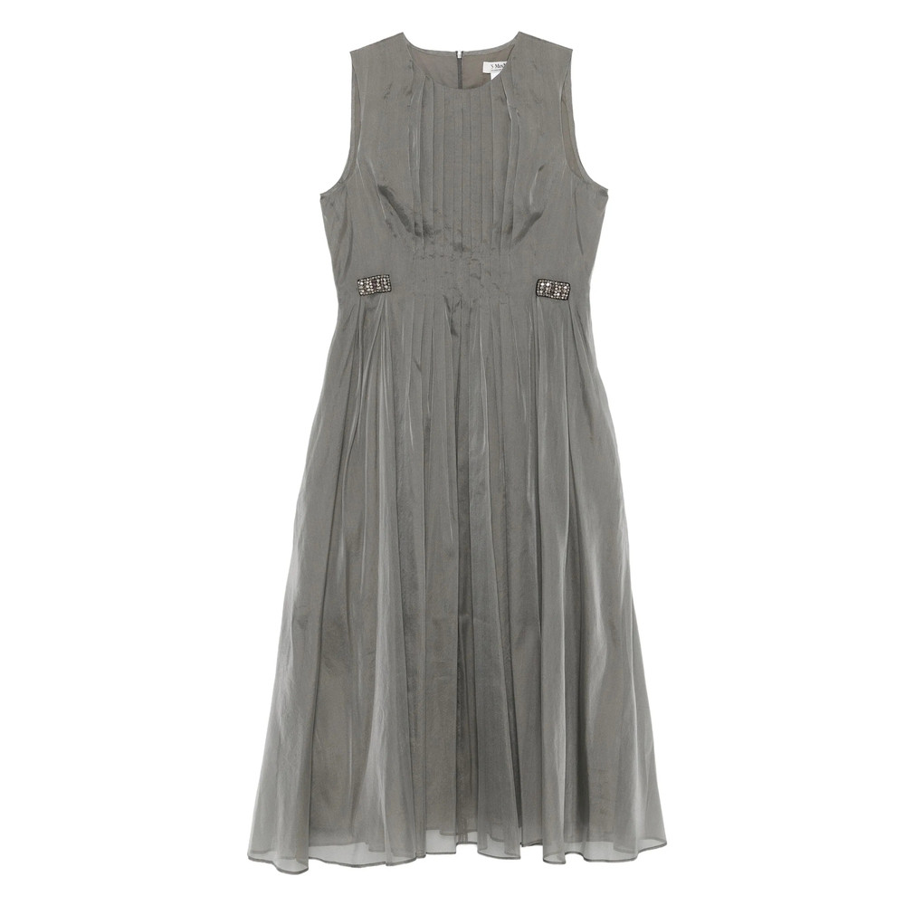 Max Mara Timeless Crystal-embellished Midi Dress
