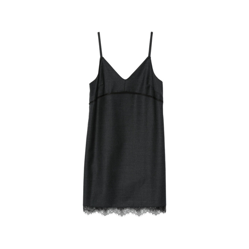 Tela Lace-trim Slip Mini Dress