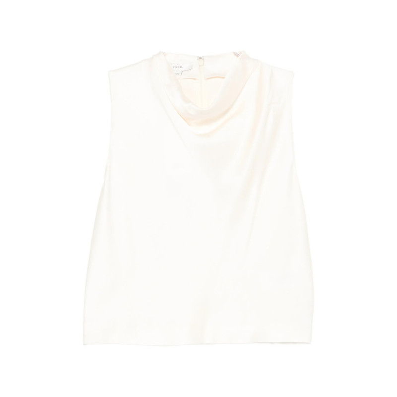Vince Cowl-neck Sleeveless Top