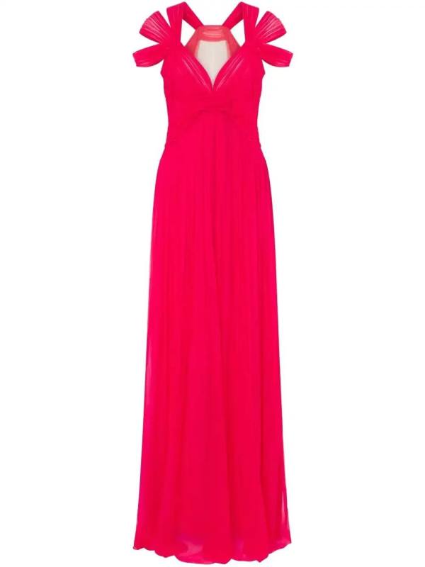 multi-way-strap maxi dress