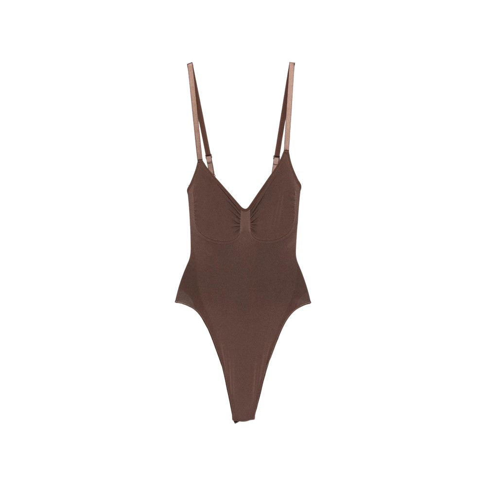 Skims Ruched Thong Bodysuit
