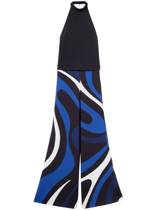 marmo-print jumpsuit
