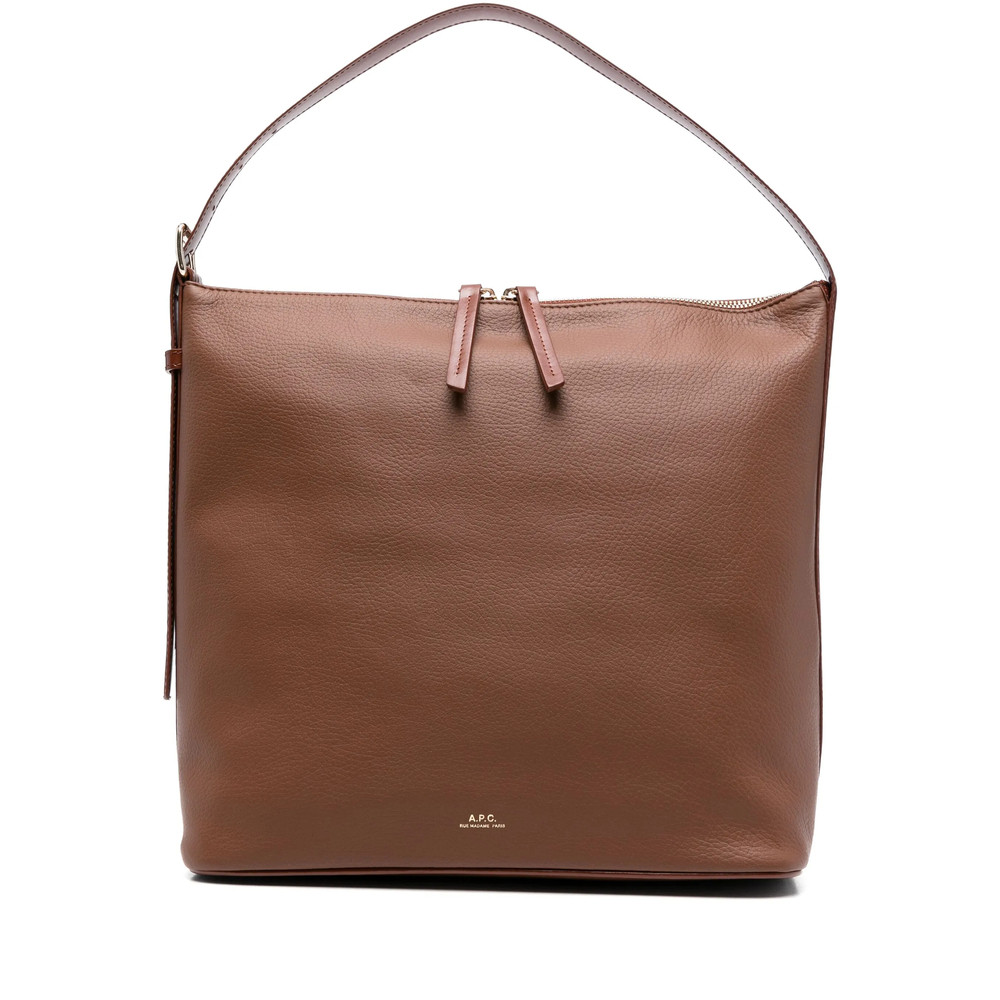 A. p.c. Leather Shoulder Bag