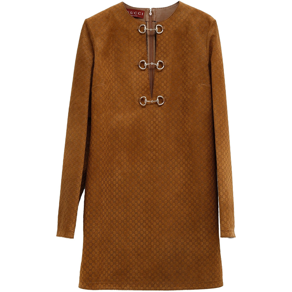 Gucci Suede Mini Dress