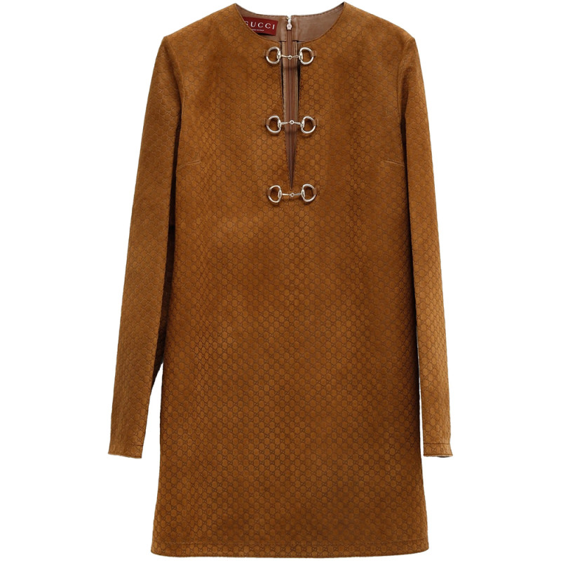 Gucci Suede Mini Dress