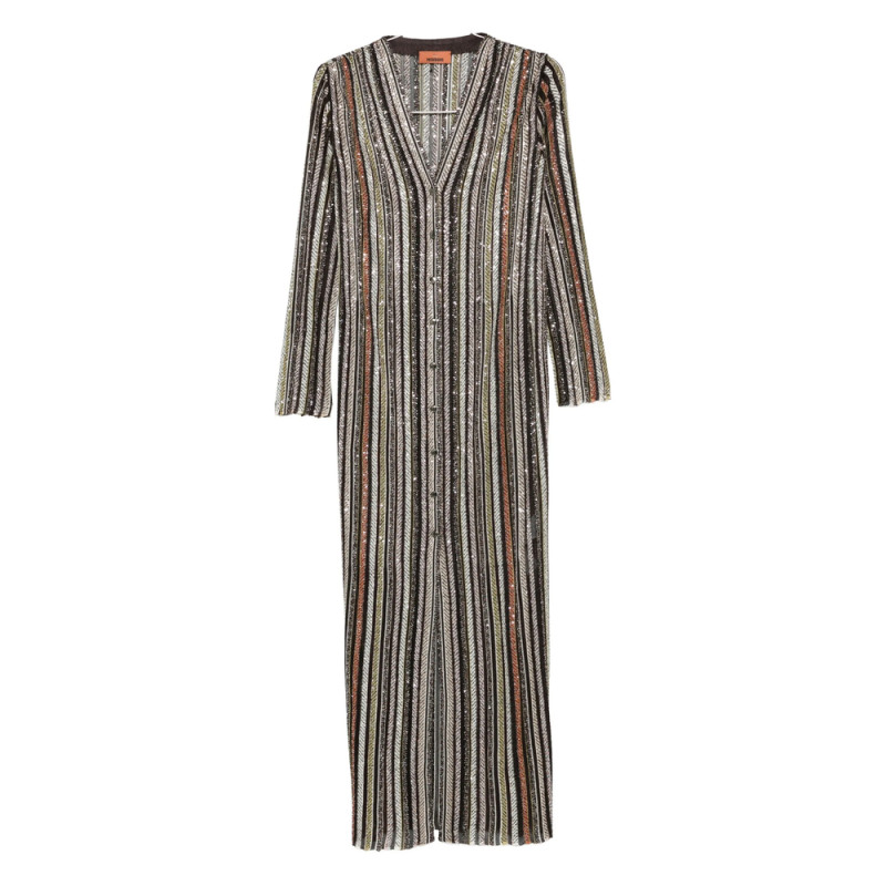 Missoni Sequin-striped Coat