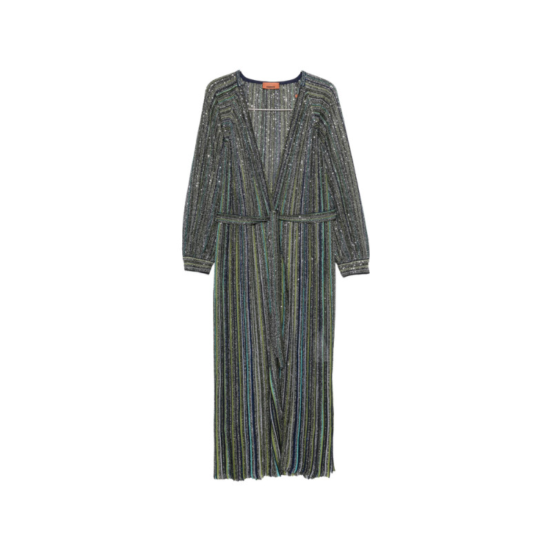 Missoni Sequin-embellished Striped Cardigan
