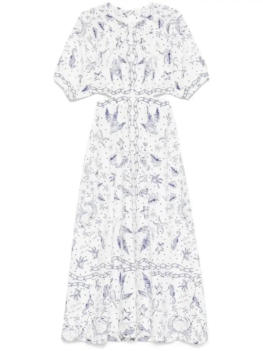Niessel Seashells maxi dress