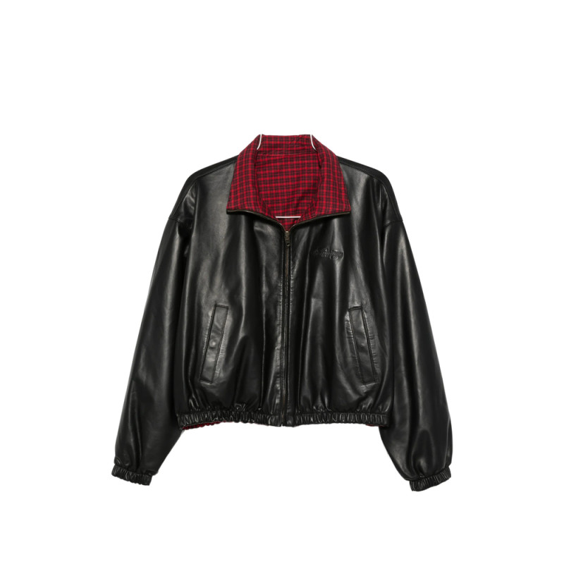 Balenciaga Check Embroidered Jacket