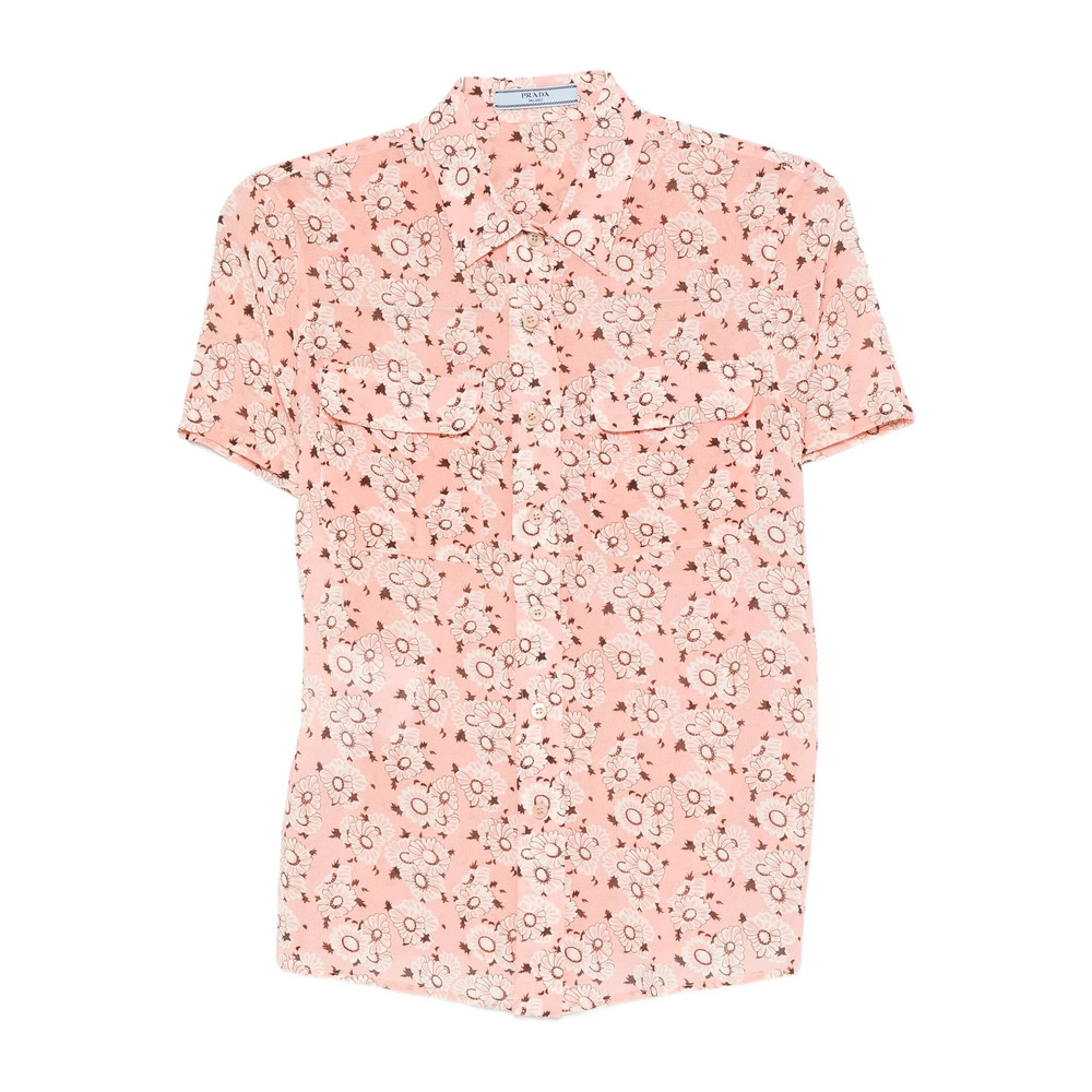 Prada Floral-print Blouse