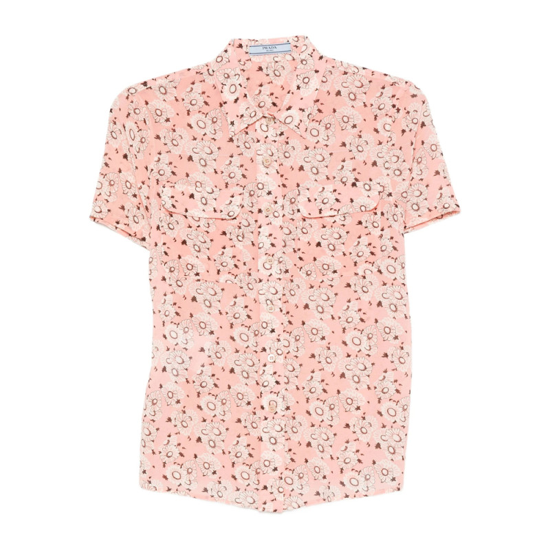 Prada Floral-print Blouse