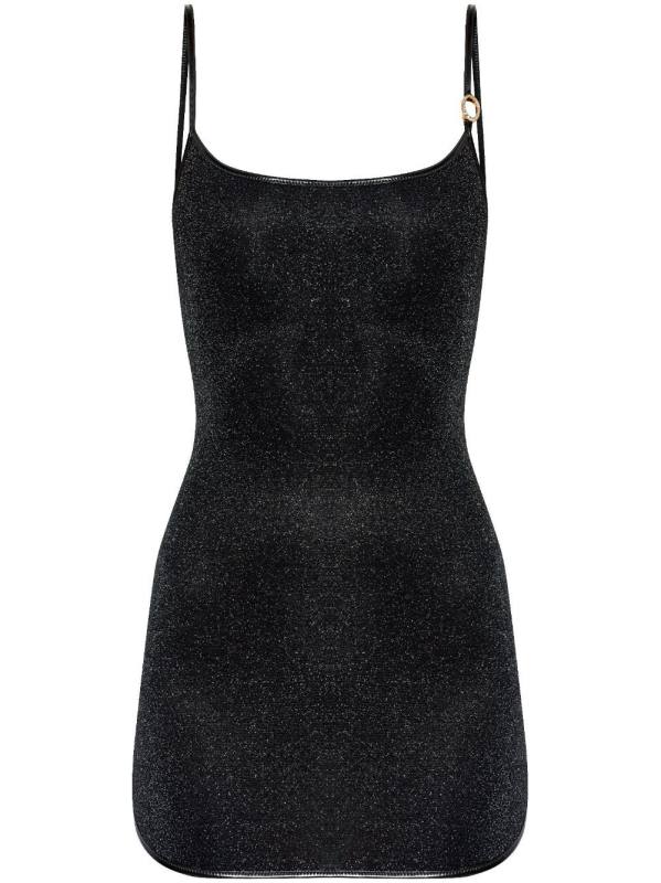 lurex mini dress