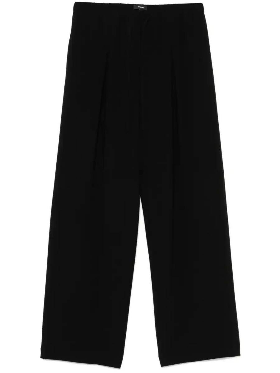 pleat-detailed trousers