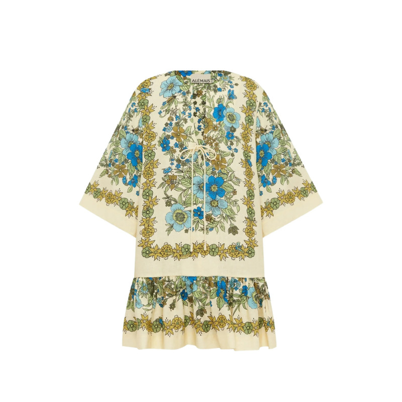 Alemais Sophia Linen Mini Dress